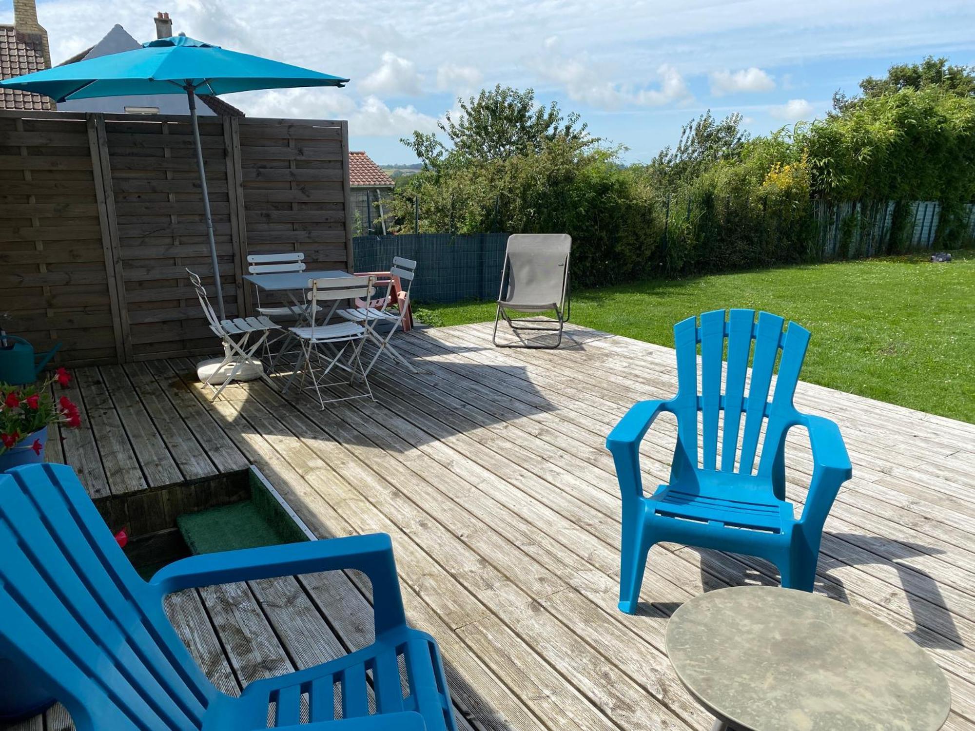 Maison De Village Avec Jardin 15Mn Des Plages, Wifi, 2 Chambres, Jardin Hesdin-lʼAbbé Eksteriør billede