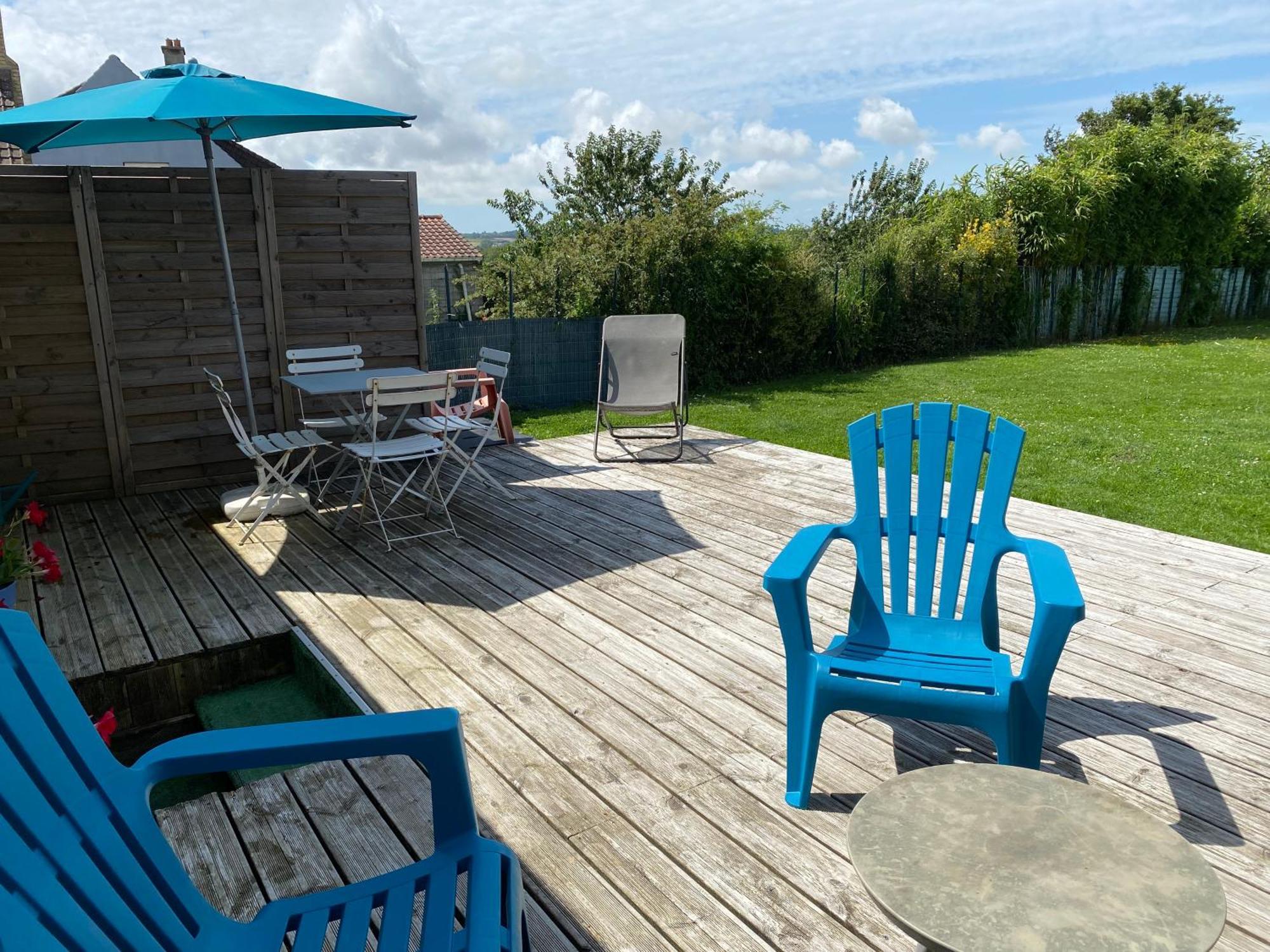 Maison De Village Avec Jardin 15Mn Des Plages, Wifi, 2 Chambres, Jardin Hesdin-lʼAbbé Eksteriør billede