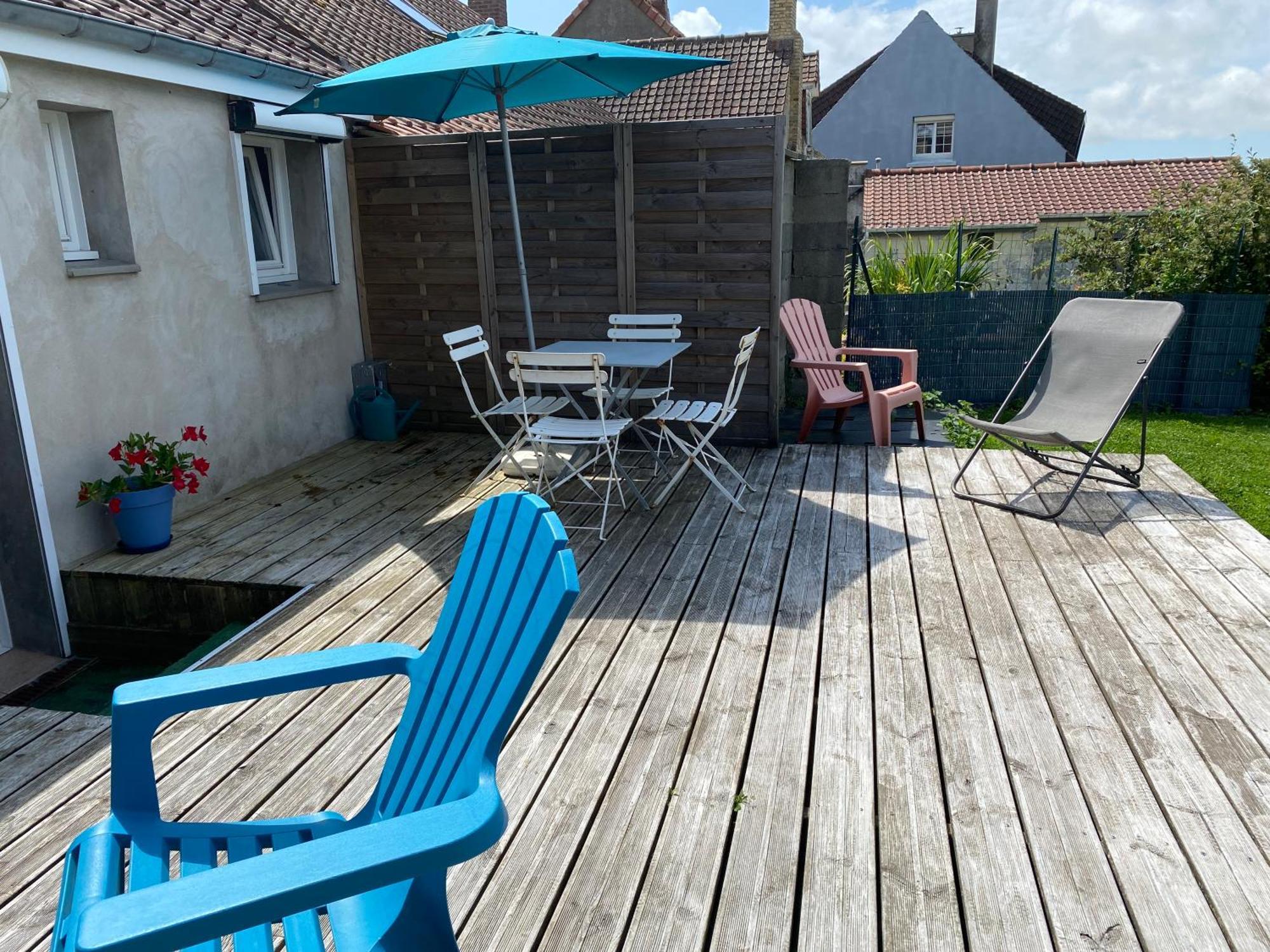 Maison De Village Avec Jardin 15Mn Des Plages, Wifi, 2 Chambres, Jardin Hesdin-lʼAbbé Eksteriør billede